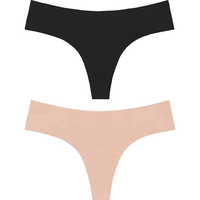 Bye Bra Invisible Thong 2-pack M Sömlösa trosor