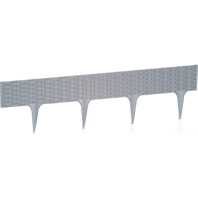 Bed Edging 4Pcs Set Brown 156m