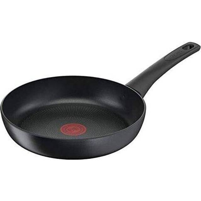 TEFAL G26004AZ Ultimate Stekpanna Svart 24 Cm Extremt Tålig 100 % Säker Non-Stick Titanium-Beläggning Thermo-Signal™ Thermo-Fusion™