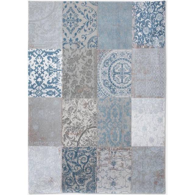 Bruges Blue Vintage Patchwork 170 x 240 cm Rug (170x240cm)