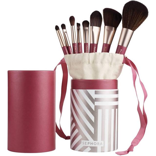 Sephora Collection Advanced Brush Set - Set Of 8 Eye And Complexion Brushes 8 Pieces