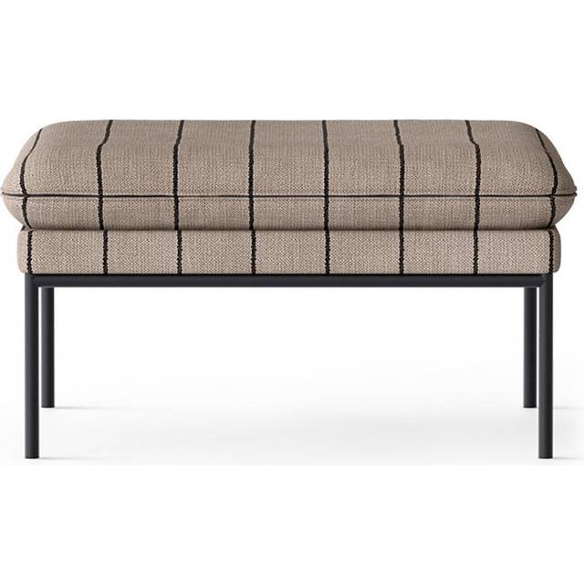 Ferm Living - Turn Boucle Sittpuff Sand/ - Svart
