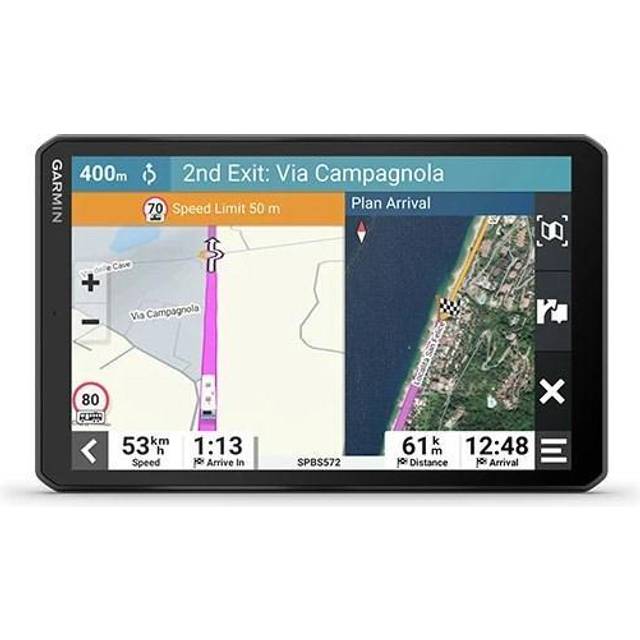 Garmin Camper 895 MT-D EU – Navigationsenhet med 20,3 cm (8 tum) display för husbil/husvagn, förinstallerade 3D-kort för Europa och Sydafrika, trafikinformation i realtid, campingplatsdatabas