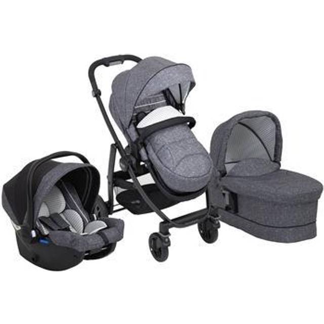 Graco Evo Trio With Apron & Raincover- Eclipse