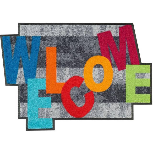 60 x 85 cm Non-Slip Indoor Outdoor Door Mat - Green (60cm W X 85cm L)
