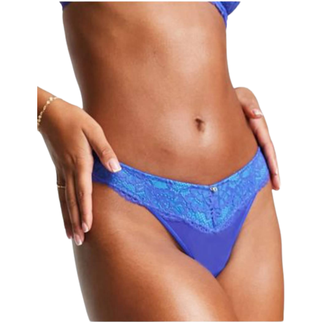 Ann Summers Sexy Lace Planet Thong - Nude