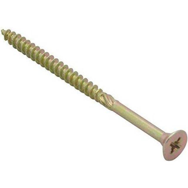 Forgefix Spectre PZ Compatible Wood Screw CSK ZYP 4.5 x 80mm Box 100 FORSPE4580Y