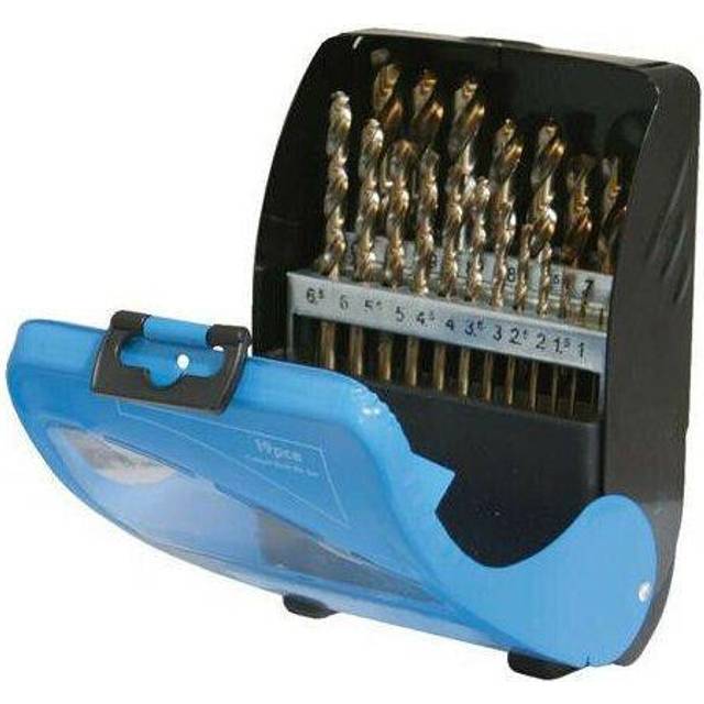 19 Piece 1mm 10mm Cobalt Drill Bit Set For Hardened Steels & Cast Irons