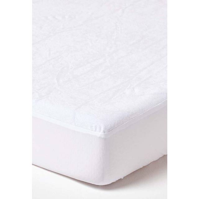Homescapes Waterproof Terry Towelling Double Mattress Protector