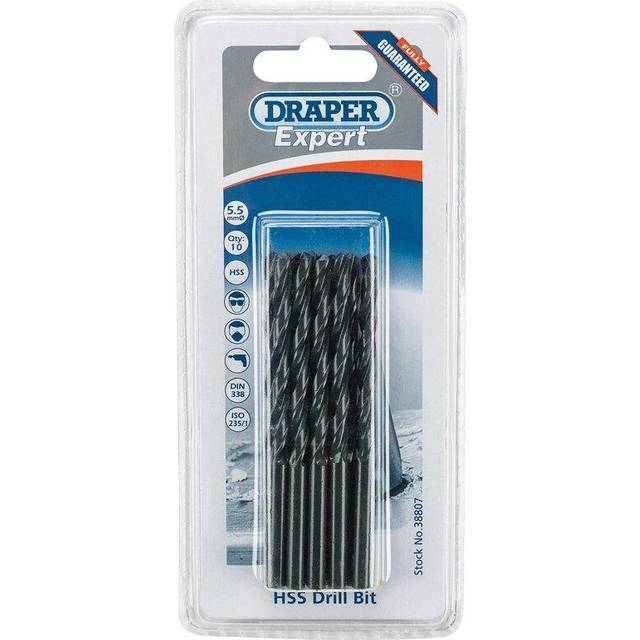 Draper Expert HSS Drill Bit 5.5mm Pack of 10