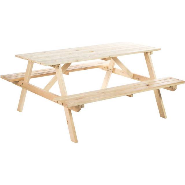 Outsunny Wooden Picnic Table