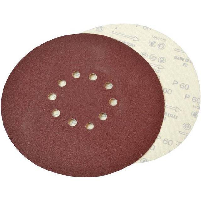 Faithfull 225mm Dry Wall Sanding Discs for Flex Giraffe Sanders 225mm Assorted Pack of 10