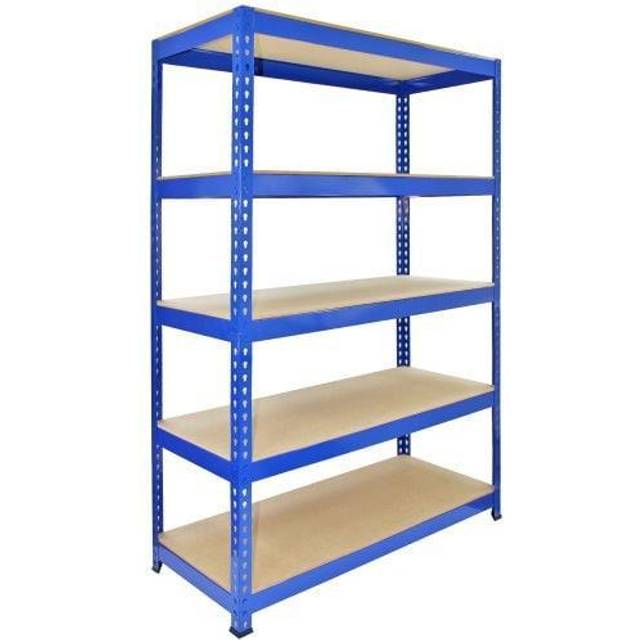Q-rax Blue Metal Shelving Units - 120cm X 180cm X 50cm