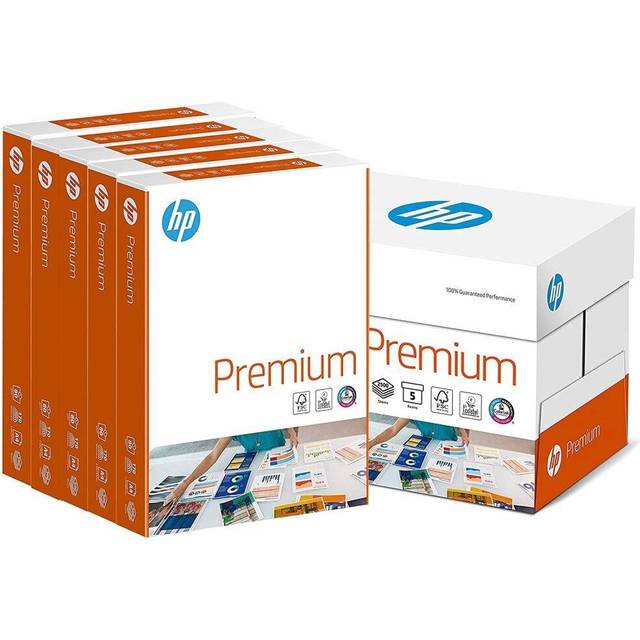 Original HP A4 80gsm Premium Printer Paper (White) 2500 Sheets (5 Reams) (CHP850)