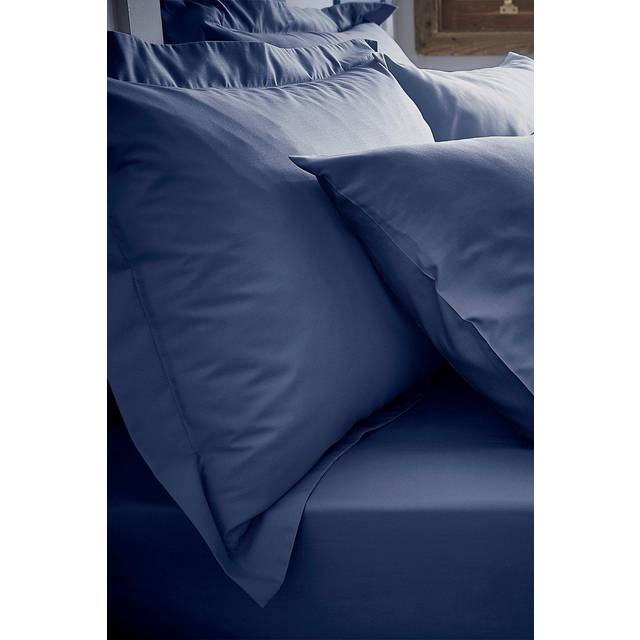 200 Thread Count 100% Cotton Extra Deep Fitted Sheet - Navy (Kingsize (5&#39;))