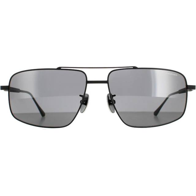 Aviator Semi Matte Black Smoke Polarised SCHF21M - One Size