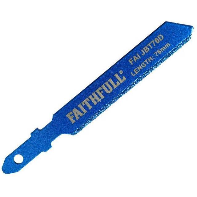 Faithfull T76D Diamond Grit Jigsaw Blade Pack of 1