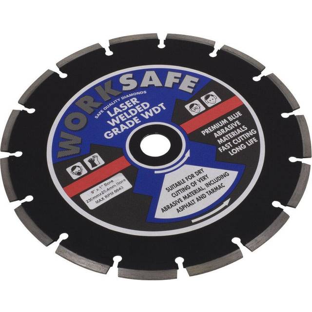 Diamond Cutting Blade - 230mm Diameter - 22mm Bore - Asphalt & Tarmac Cutting
