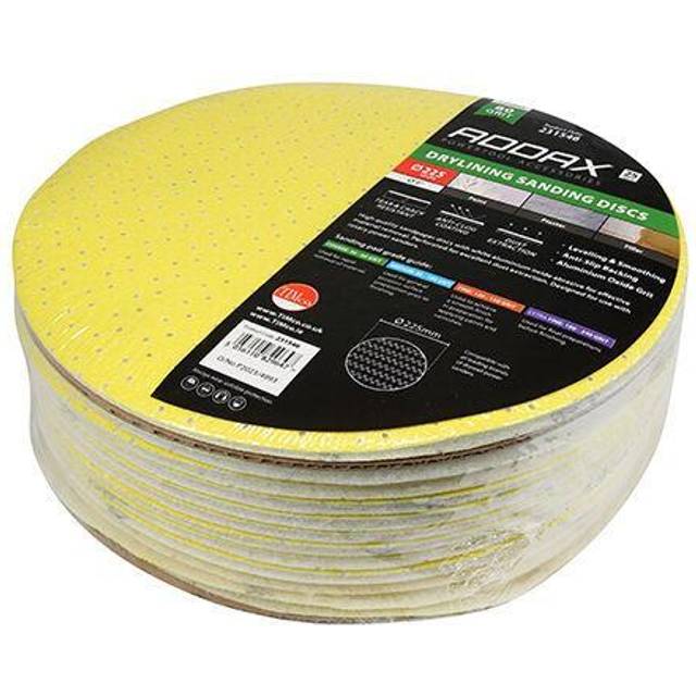 TIMCO Drylining Sanding Discs 60 Grit Yellow - 231546 - Pack of 25- you get 2 - yellow