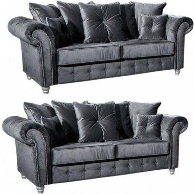 (Zoey Plush 3+2 seater) Zoey Plush Corner or 3 +2 seater sofa set