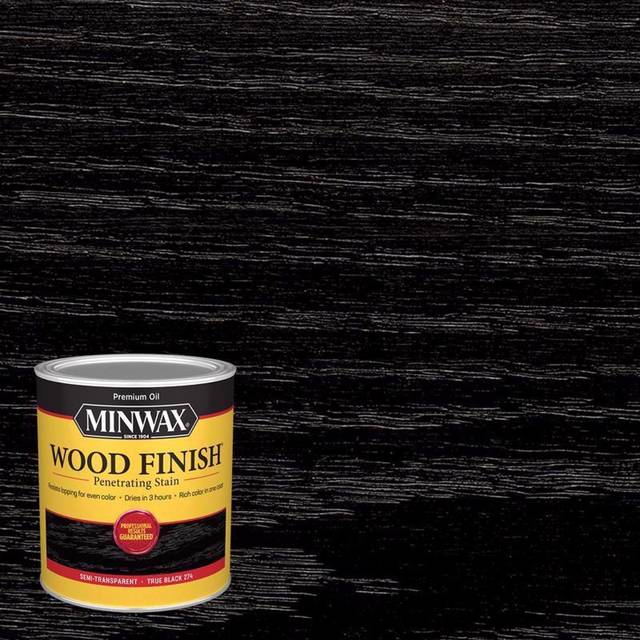 Minwax Wood Finish 700514444 True Black Stain Quart