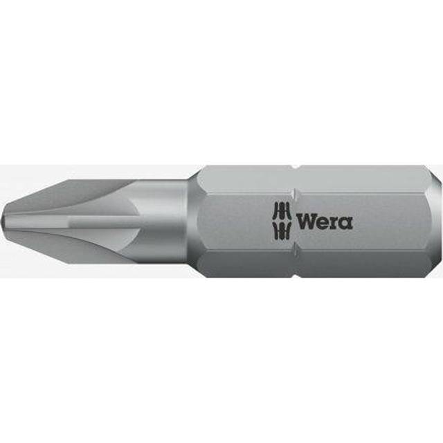 Wera 855/2Z Extra Tough Pozi Screwdriver Bits PZ4 32mm Pack of 1