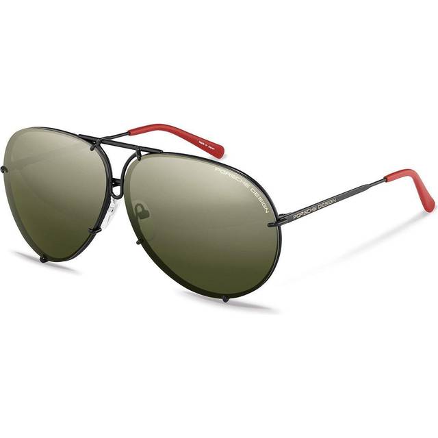 Porsche Design P8478 Polarized R 63 Svarta Solglasögon Män