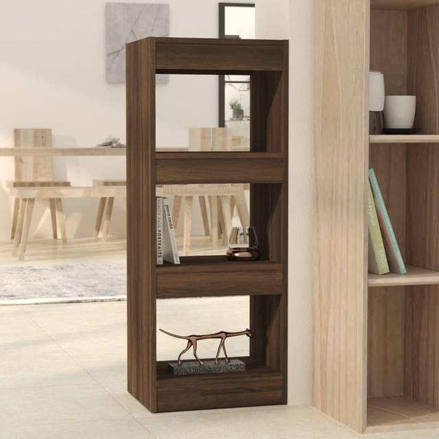 (brown oak) vidaXL Book Cabinet/Room Divider Chipboard Home Room Partition Multi Colours