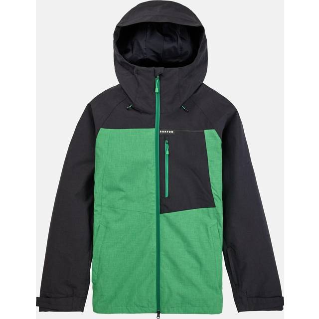 Burton Lodgepole 2L Jacket - True Black/Clover Green - S