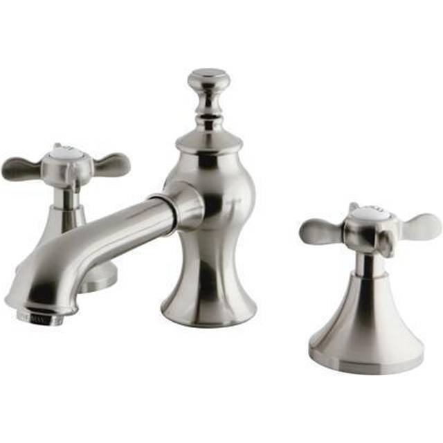 Kingston Brass KC7068BEX 8 in. Widespread Bathroom Faucet  Brushed Nic