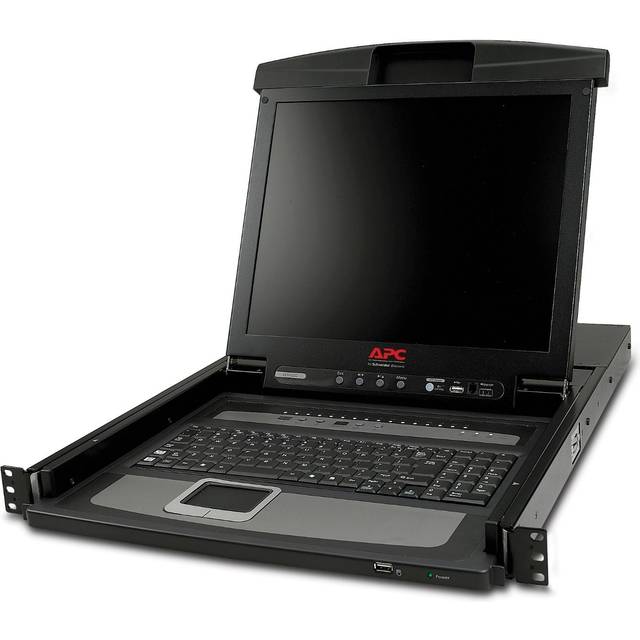 Apc 17" Rack Lcd Console With Integrated 16 Port Analog Kvm Switch