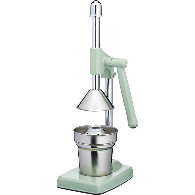 KitchenCraft Living Nostalgia Heavy Duty Lever Arm Juicer - Sage Green