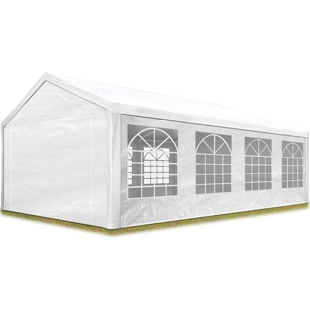 4x8 m partytält, PE 350, vit - (90106)