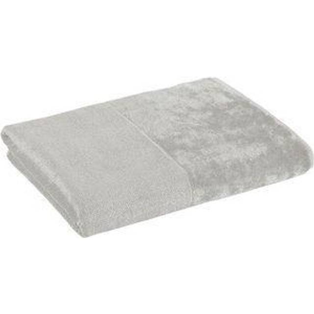 möve Bamboo Luxe duschhandduk 80 x 150 cm tillverkad av 60% bomull/40% viskos av bambutassa, silvergrå