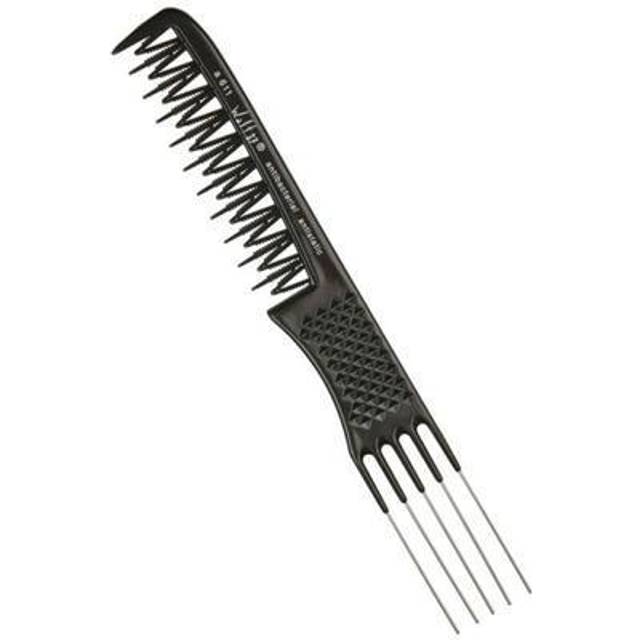 Hercules Sägemann Hårpleje Touperingskamme Wolf 37 Touperingsgaffelkam Model A 611 Sort 1 Stk