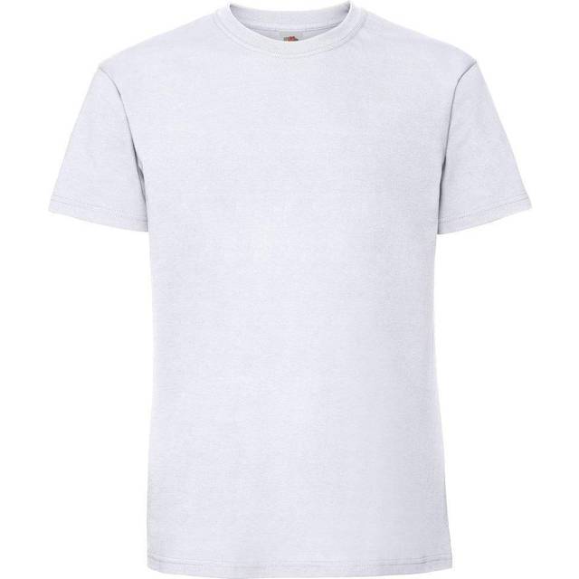 (2XL UK, White) Fruit Of The Loom Mens Ringspun Premium Tshirt