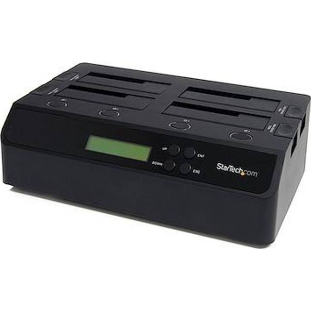StarTech.com 4 Bay USB 3.0 eSATA to SATA Standalone 1:3 HDD Hard Drive Duplicator Dock