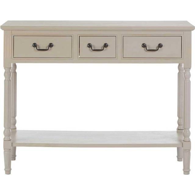 Heritage Console Table Rectangular / 3 Drawers Vintage Grey, Grey