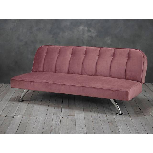 LPD Furniture Brighton Sofa Bed Pink, Pink