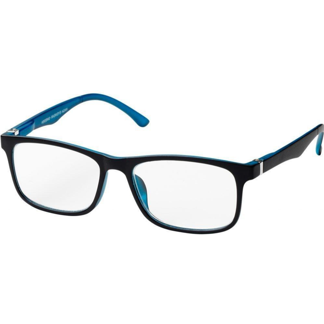 Lix Läsglasögon Stockholm Matt black/blue