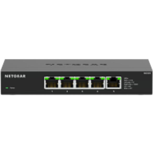 NETGEAR MS305-100EUS network switch Unmanaged 2.5G Ethernet (100/1000/2500) Black