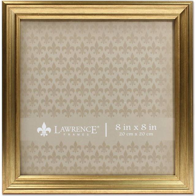 Lawrence Frames 536288 8x8 Sutter Burnished Gold Picture Frame