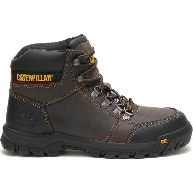 Cat Footwear Men's Outline Steel Toe Construction Boot  Black  7.5