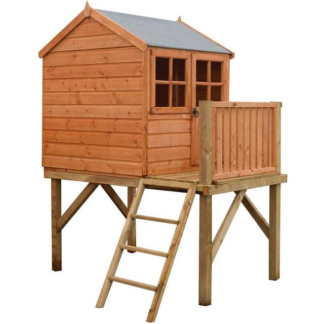 Shire Bunny Playhouse and Platform - Honey Brown
