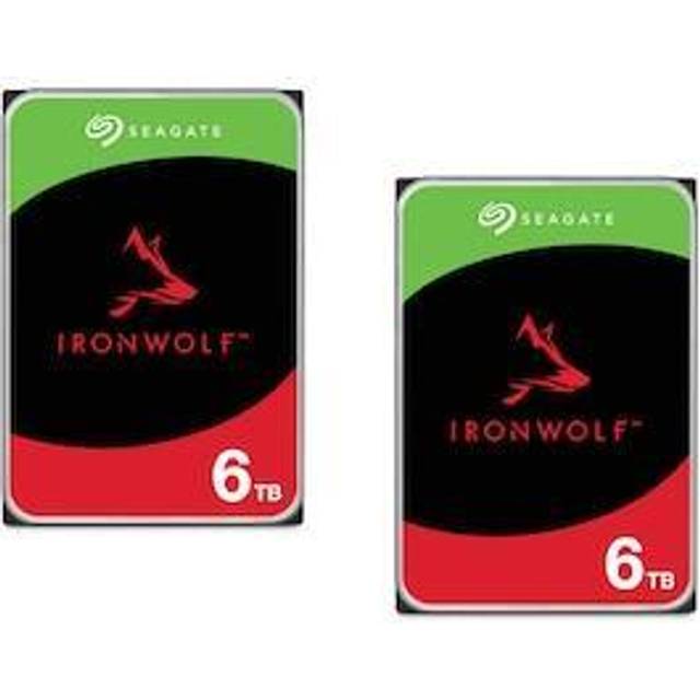 Seagate IronWolf NAS HDD ST6000VN001-6TB 5400 RPM 3,5 tum SATA 6 Gbit/s CMR