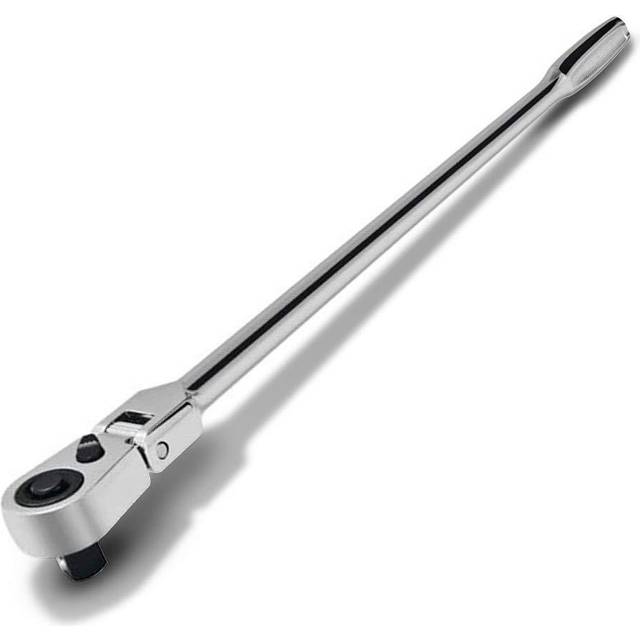 Powerbuilt 649953 Pro Tech 3/8-inch Drive x 17-inch Long Reach Ratchet Contour Handle - with Extra Long Handle Ratchet  Flex Head  72 Tooth