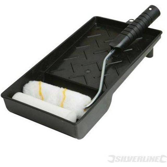 Silverline Mini Roller & Tray Set