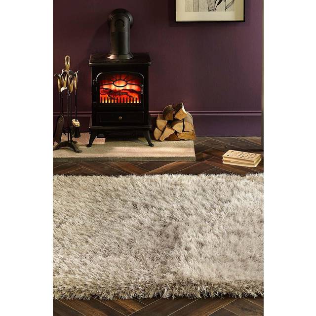 Origins Extravagance Silver Shaggy Rug