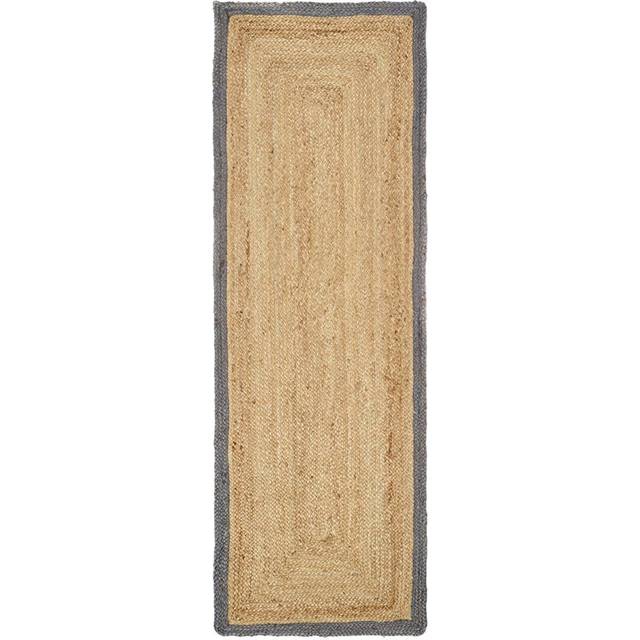 Origins Jute Grey Bordered Runner
