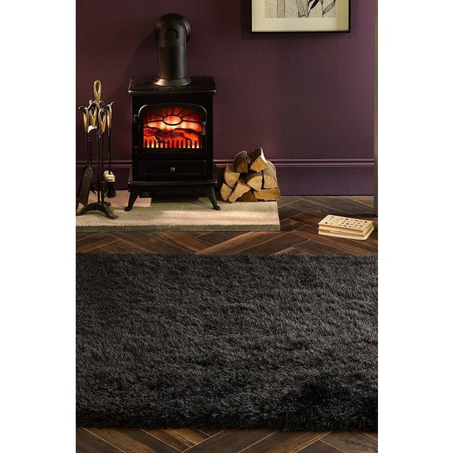 Origins Extravagance Grey Shaggy Rug